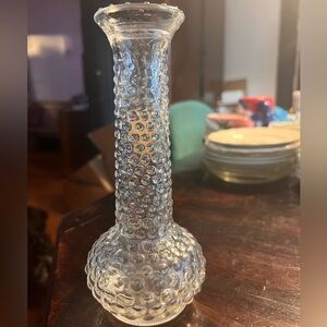 Vintage EO Brody Company Hobnail Glass Vase